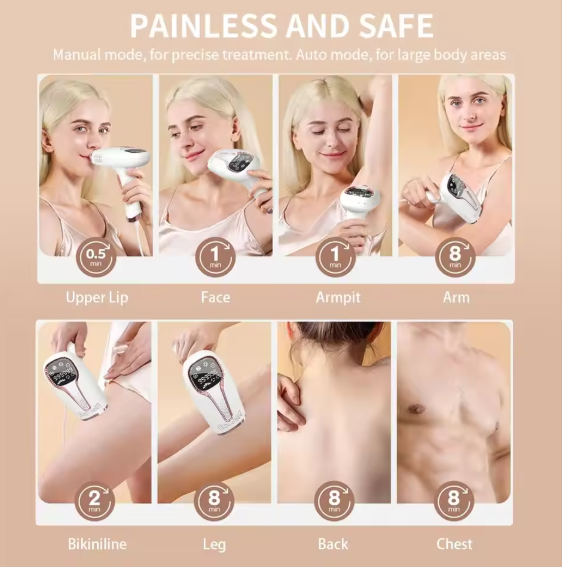 Digital IPL Hair Removal Device