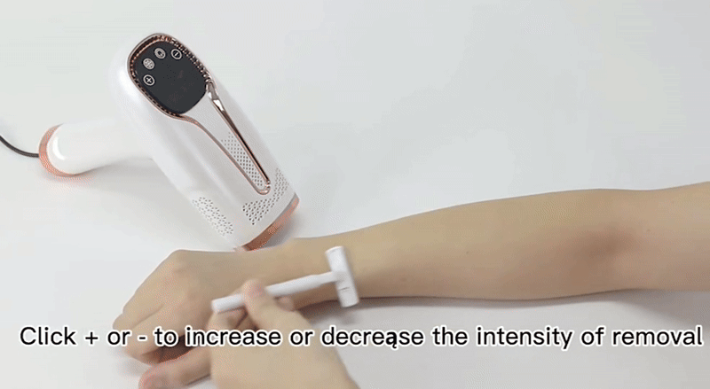 Digital IPL Hair Removal Device