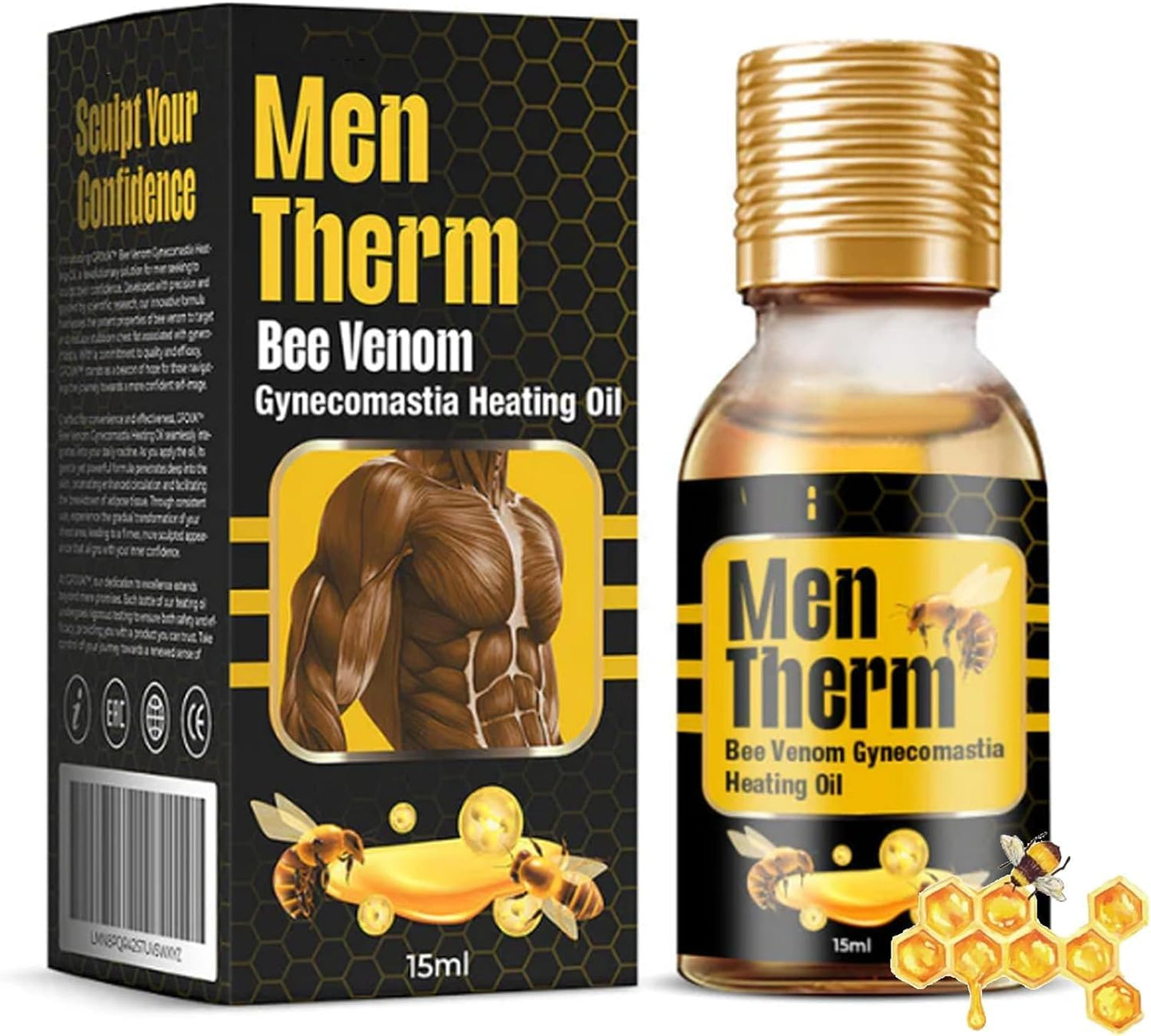 Men Therm - Bee Venom Gynecomastia Heating Oil