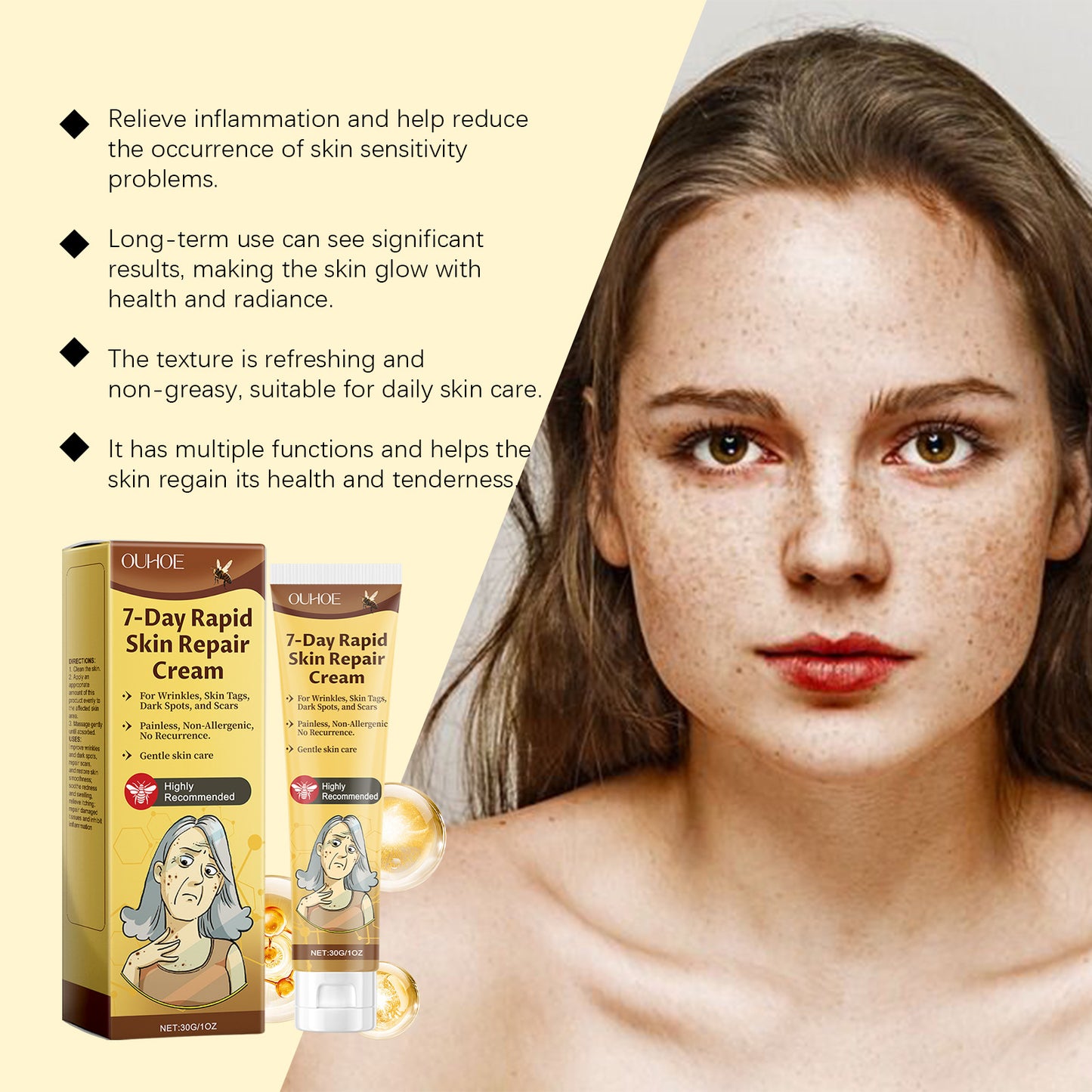 Ouhoe - 7-Day Rapid Skin Repair Cream